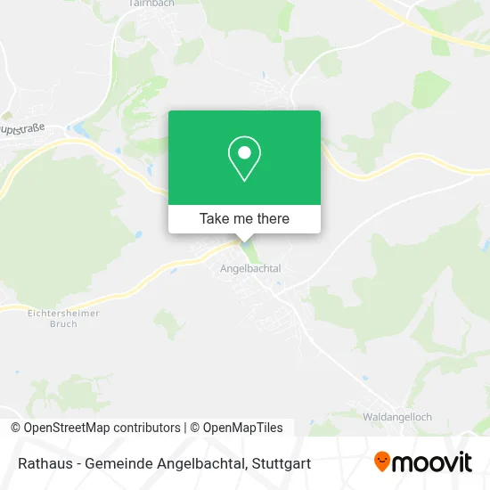 Rathaus - Gemeinde Angelbachtal map