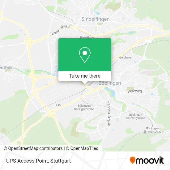 Ups Access Point map