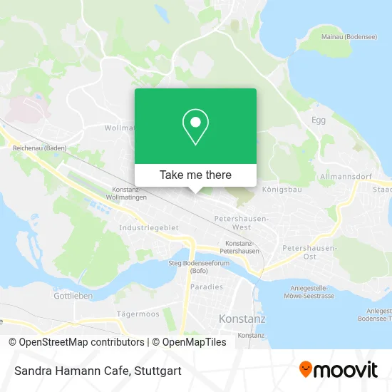 Sandra Hamann Cafe map