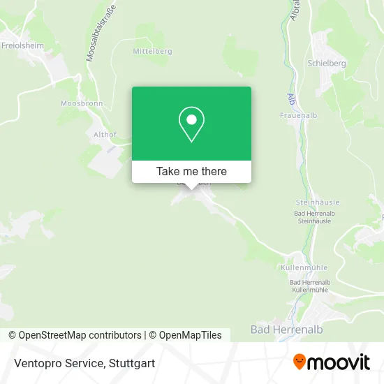 Ventopro Service map