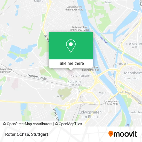 Roter Ochse map