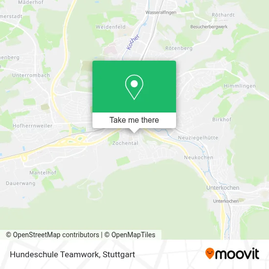 Hundeschule Teamwork map