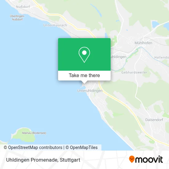 Uhldingen Promenade map