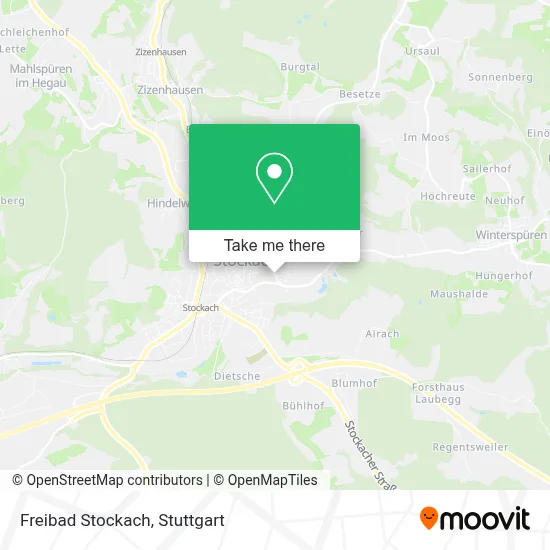 Freibad Stockach map