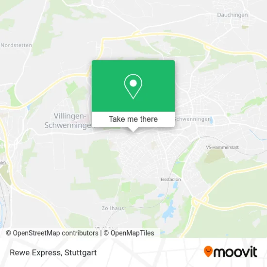 Rewe Express map