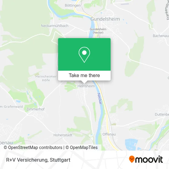 R+V Versicherung map