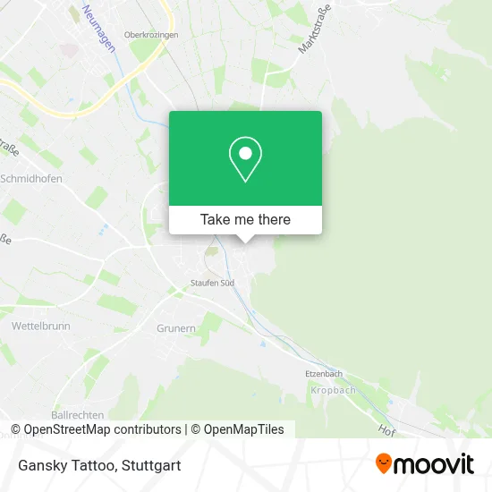 Gansky Tattoo map