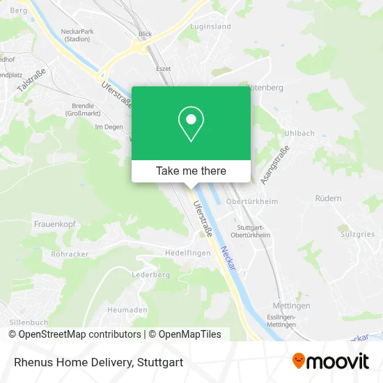 Rhenus Home Delivery map