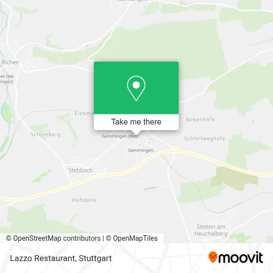 Lazzo Restaurant map