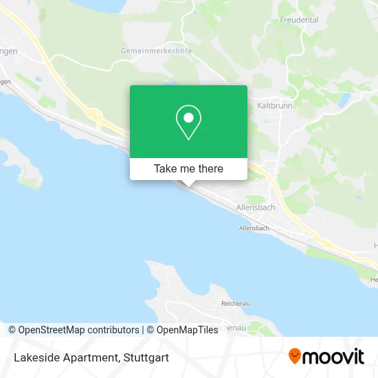Lakeside Apartment map