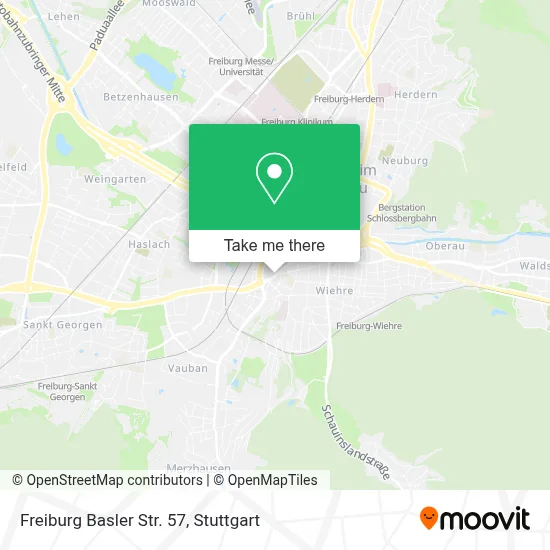 Freiburg Basler Str. 57 map