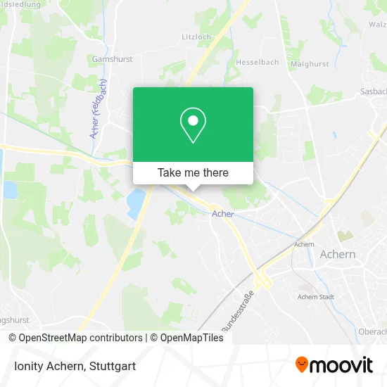 Ionity Achern map