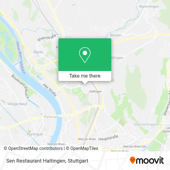 Sen Restaurant Haltingen map
