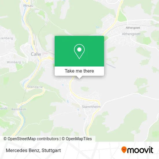 Mercedes Benz map