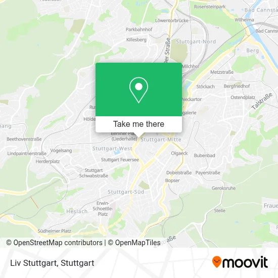 Liv Stuttgart map