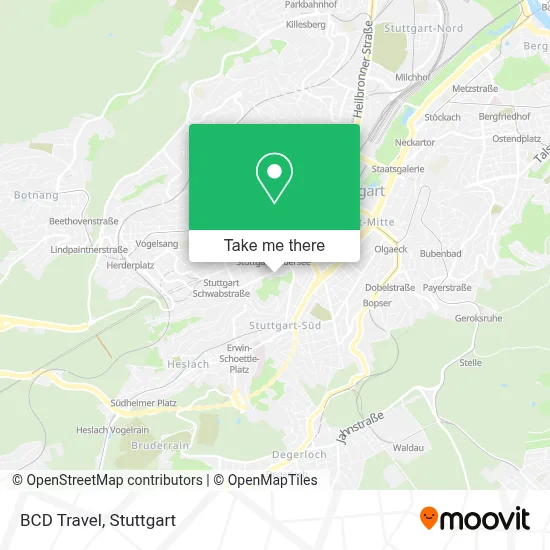 Bcd Travel map