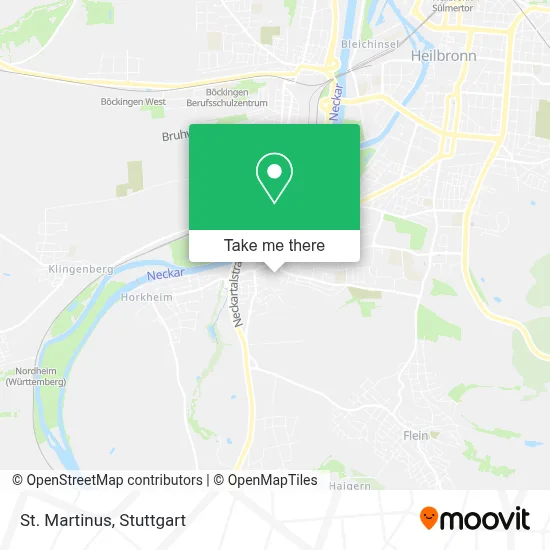 St. Martinus map