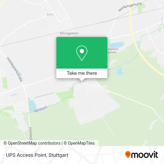 Ups Access Point map