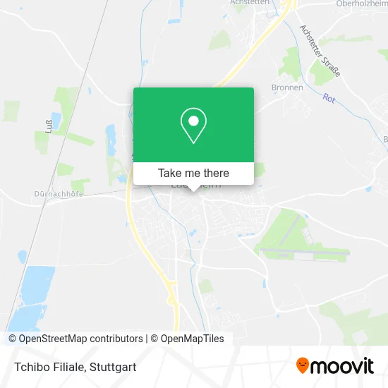 Tchibo Filiale map