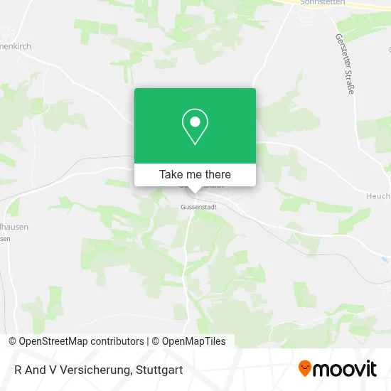 R And V Versicherung map