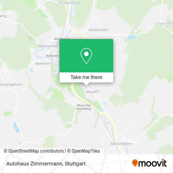 Autohaus Zimmermann map