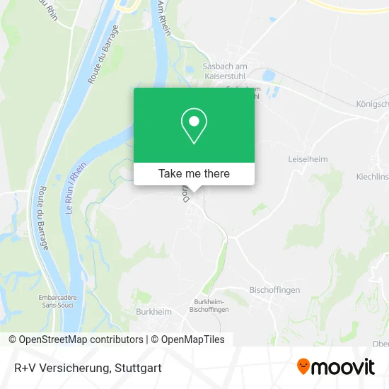 R+V Versicherung map