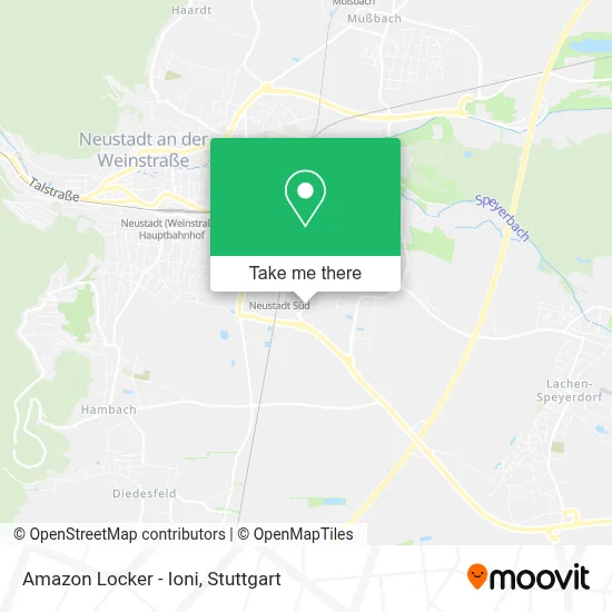 Amazon Locker - Ioni map