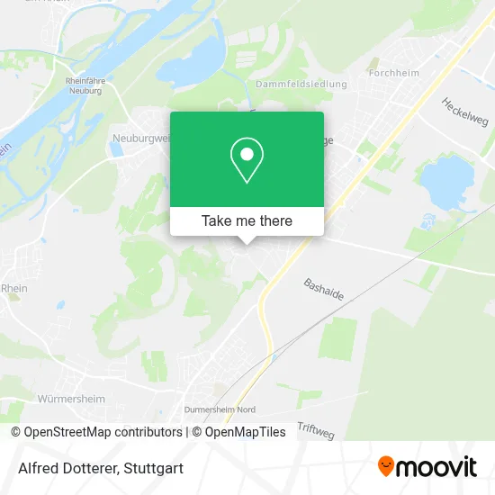 Alfred Dotterer map