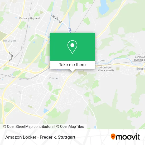 Amazon Locker - Frederik map