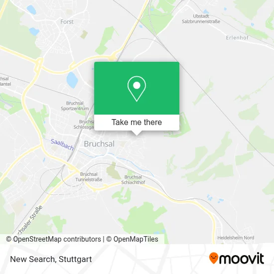 New Search map