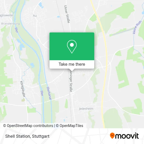 Shell Station map