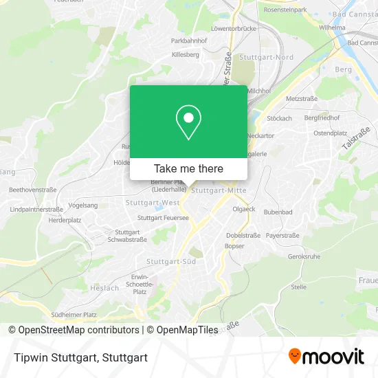 Tipwin Stuttgart map