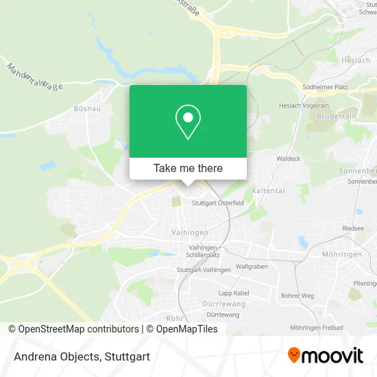 Andrena Objects map