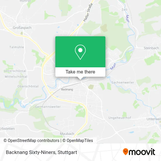 Backnang Sixty-Niners map