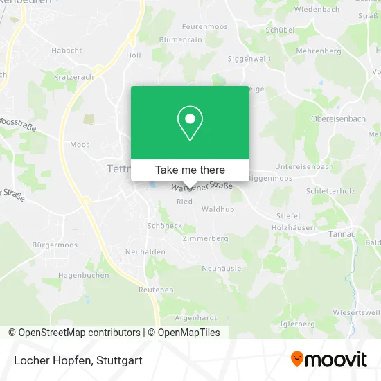 Locher Hopfen map