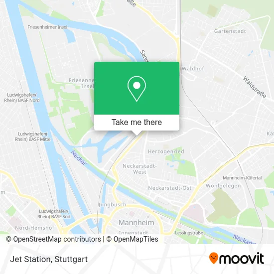 Jet Station map