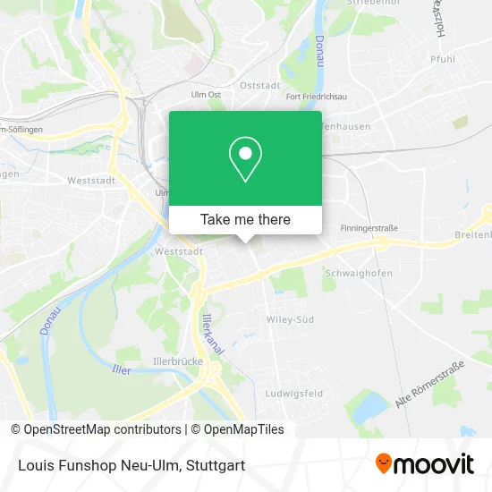 Louis Funshop Neu-Ulm map