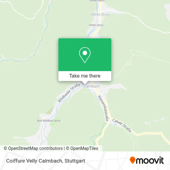 Coiffure Velly Calmbach map