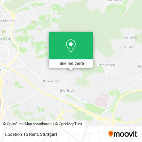 Location To Rent map