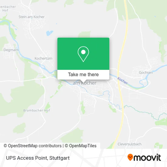 Ups Access Point map
