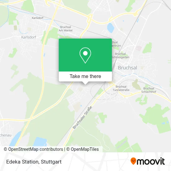 Edeka Station map