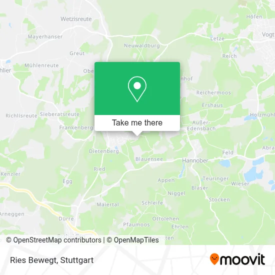 Ries Bewegt map