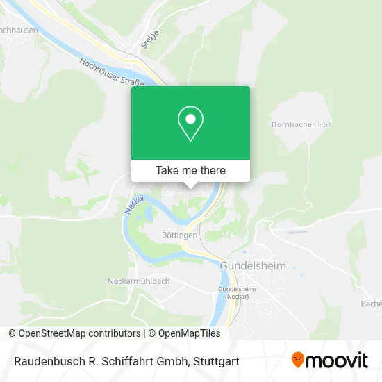 Raudenbusch R. Schiffahrt Gmbh map
