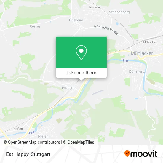 Eat Happy map