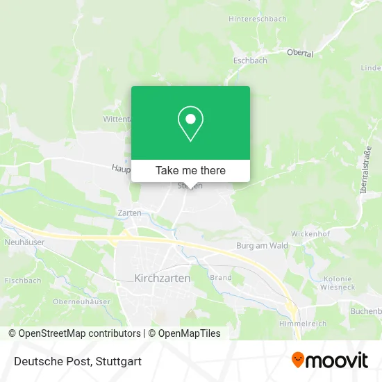 Deutsche Post map