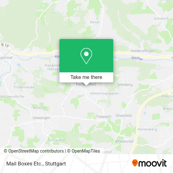 Mail Boxes Etc. map