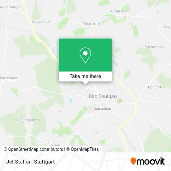 Jet Station map