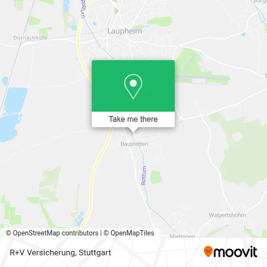 R+V Versicherung map
