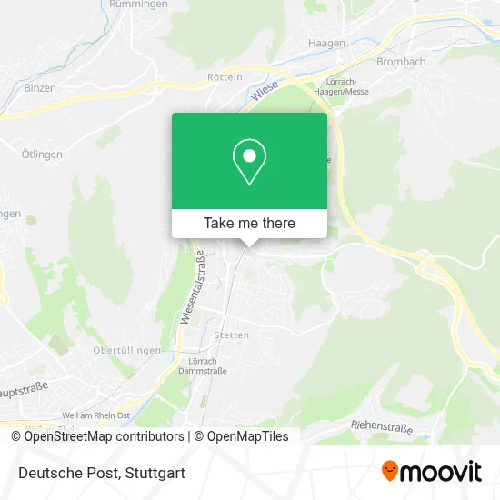 Deutsche Post map