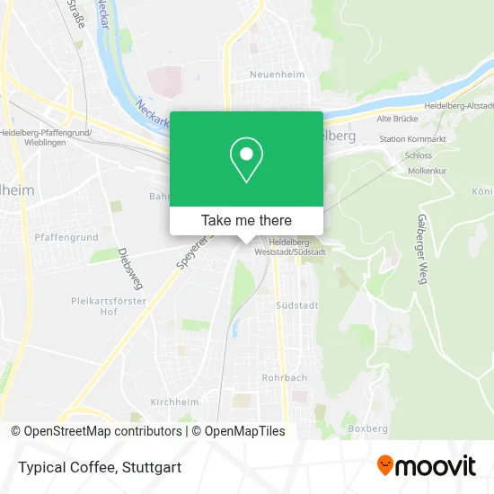 Typical Coffee map